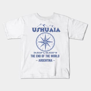 Ushuaia - The end of the world - Argentina Kids T-Shirt